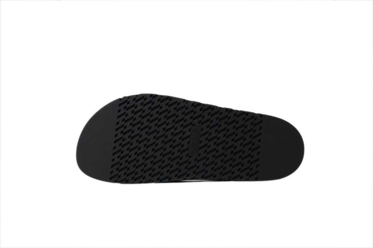 Hermes Kazimir Sandal Black Brown