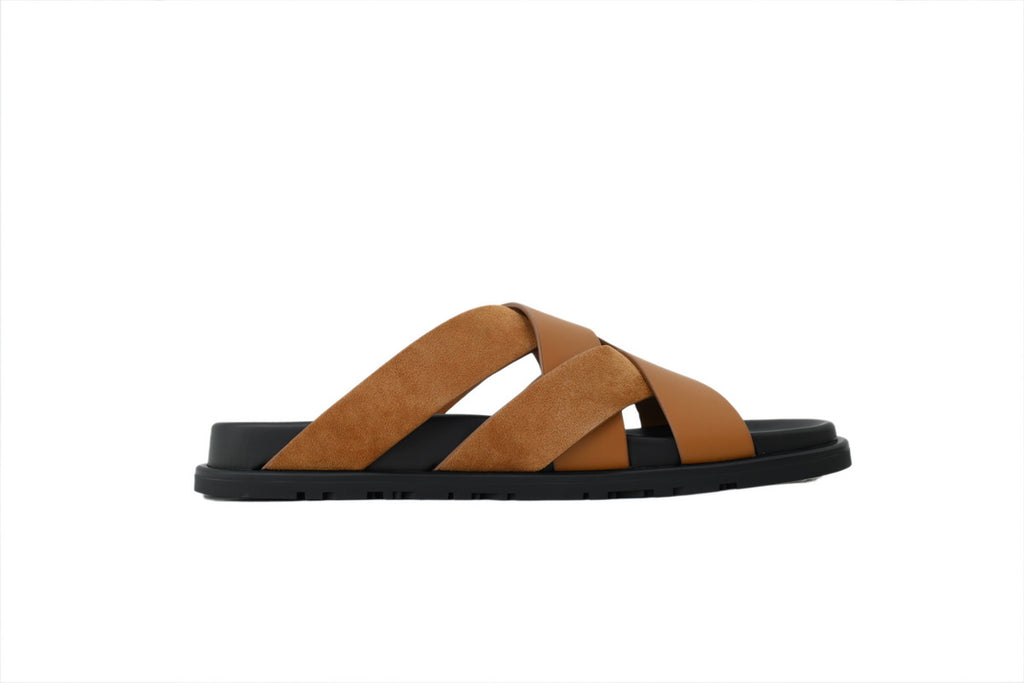 Hermes Kazimir Sandal Brown
