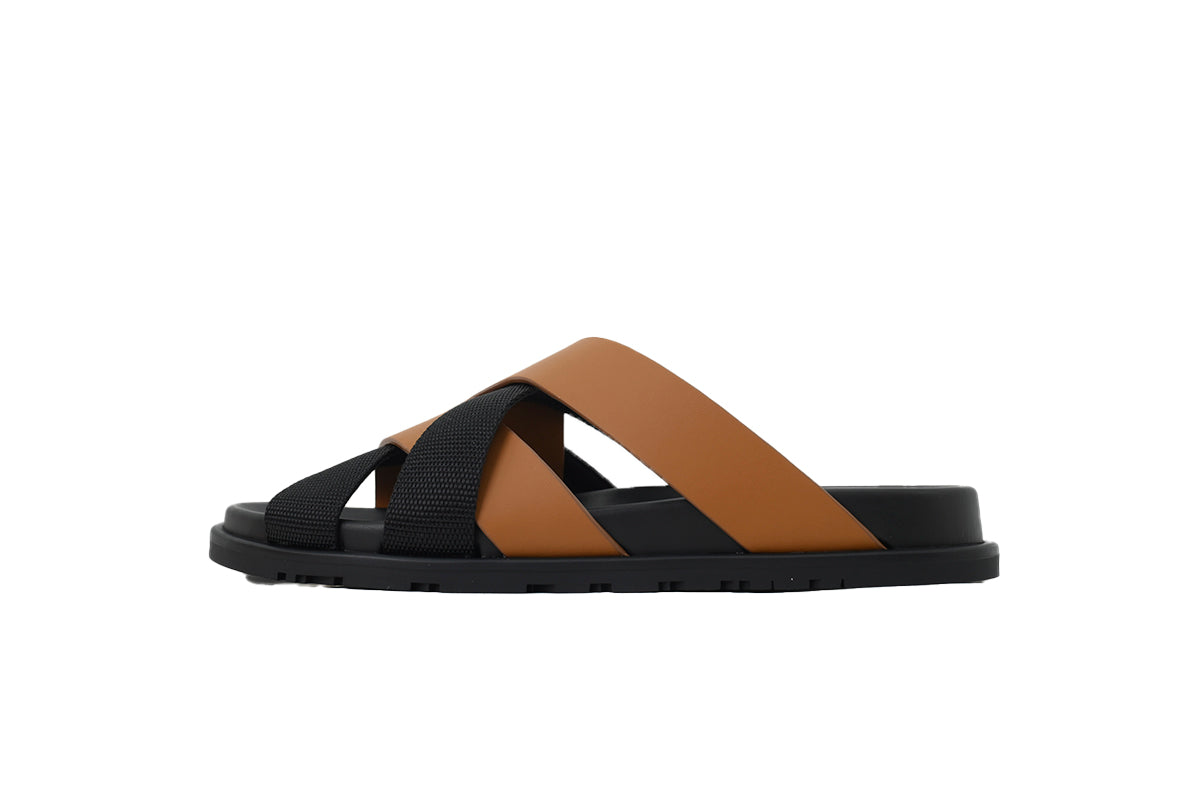 Hermes Kazimir Sandal Khaki