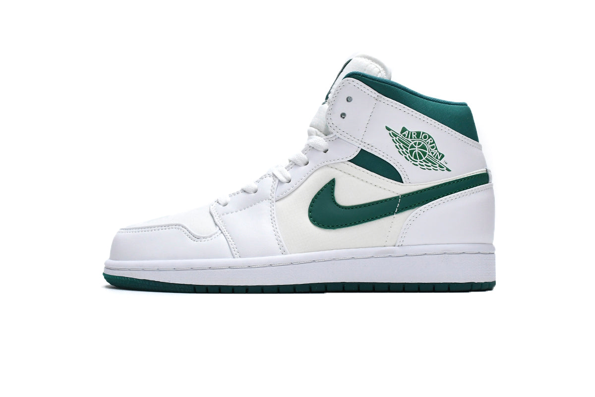 Air Jordan 1 Mid White Mystic Green CD6759-103