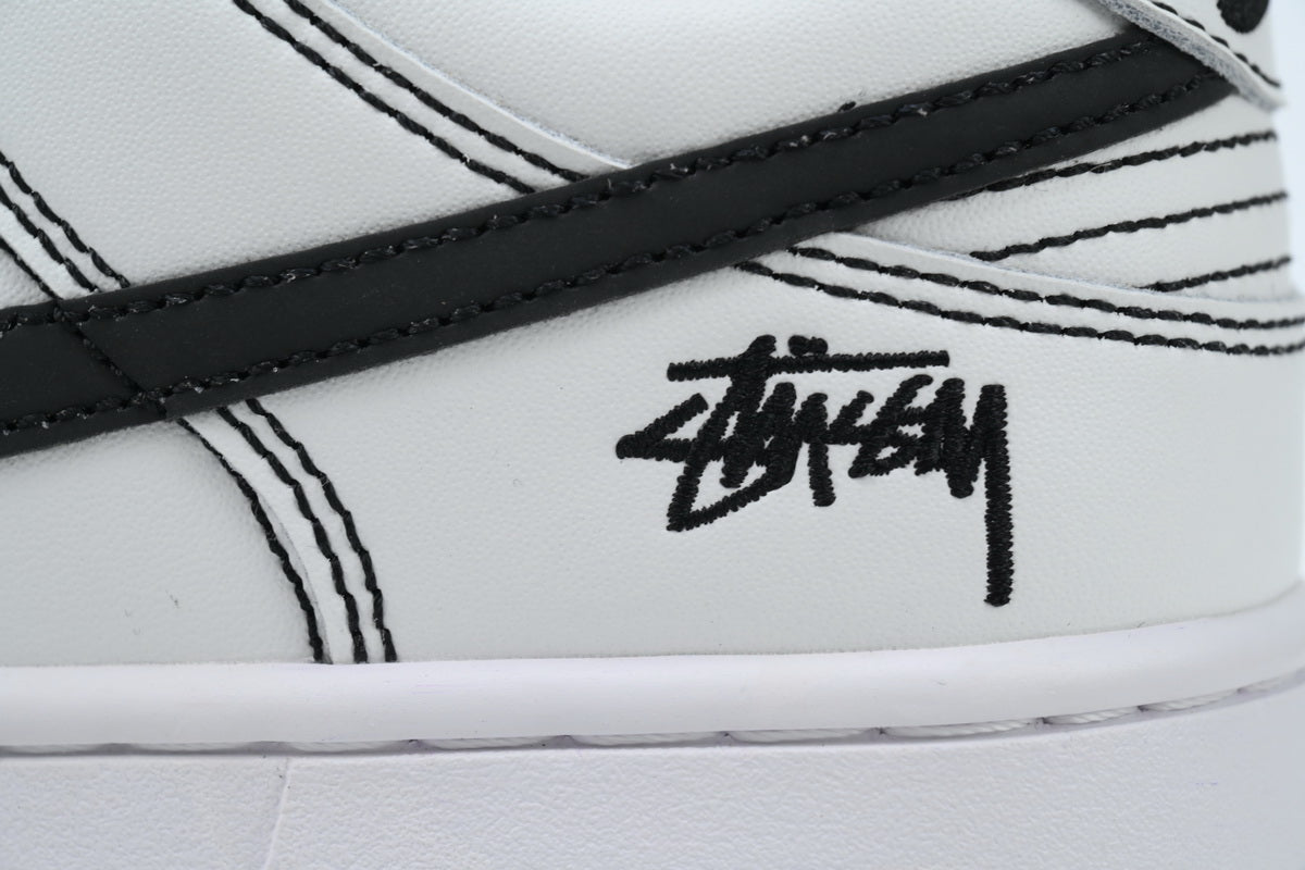 Nike Dunk Low x  Stussy White Custom FC1688-137