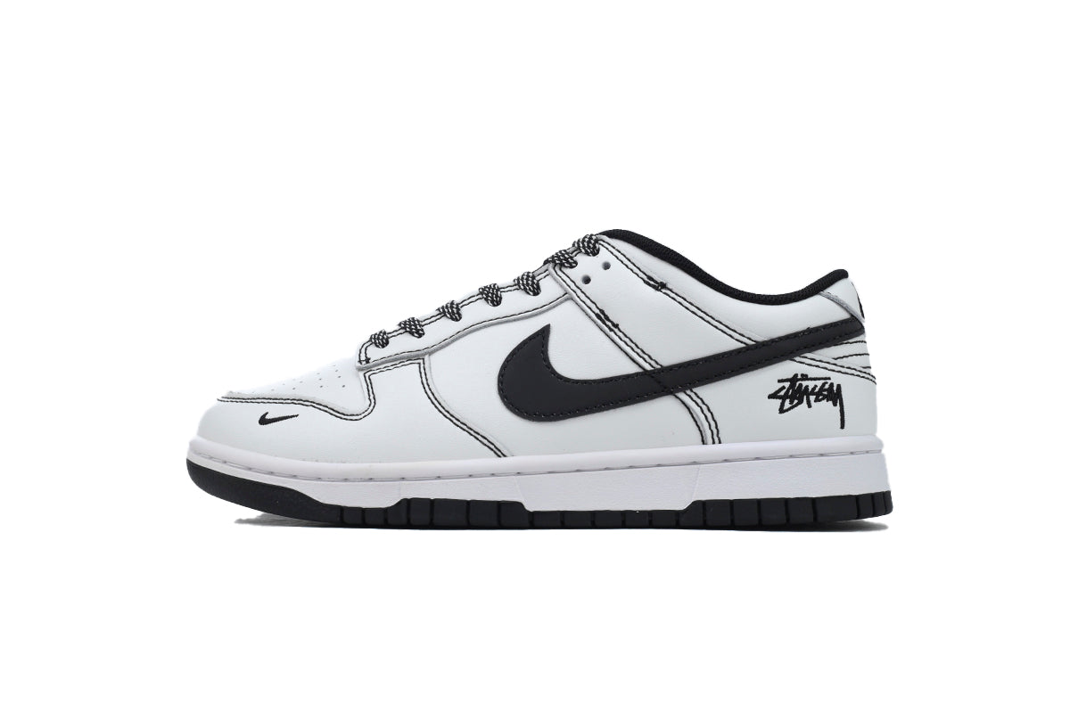 Nike Dunk Low x  Stussy White Custom FC1688-137