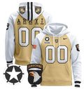 Unisex Custom Army Black Knights Football Hoodie All Stitched