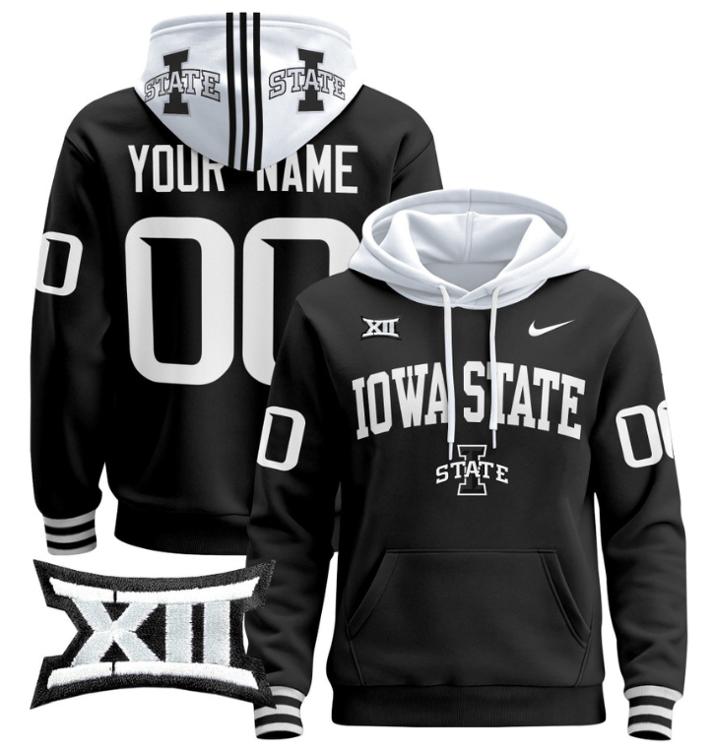 Unisex Custom Iowa State Cyclones Football Hoodie All Stitched