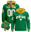 Unisex Custom Notre Dame Fighting Irish Football Hoodie All Stitched