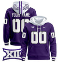 unisex custom TCU horned frogs hoodie all stitched
