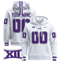 unisex custom TCU horned frogs hoodie all stitched