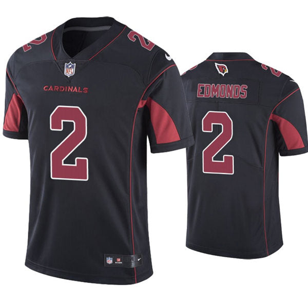 Mens Arizona Cardinals #2 Chase Edmonds Nike Black 2nd Alternate Color Rush Legend Jersey