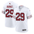 Mens Arizona Cardinals #29 Denzel Burke Nike White Vapor F.U.S.E. Limited Jersey
