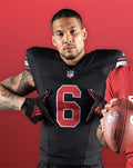 Mens Arizona Cardinals #6 James Conner Nike 2023 Alternate Black Vapor Player Jersey