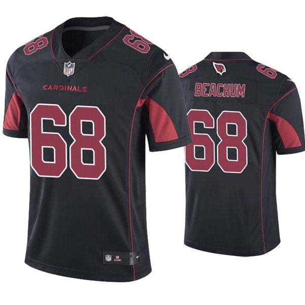 Mens Arizona Cardinals #68 Kelvin Beachum Nike Black 2nd Alternate Color Rush Legend Jersey