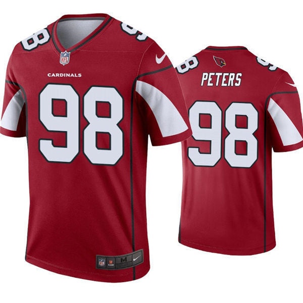 Mens Arizona Cardinals #98 Corey Peters Nike Cardinal Vapor Limited Jersey