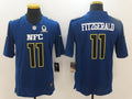 Men’s Arizona Cardinals Larry Fitzgerald #11 Blue Jersey