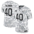 Men’s Arizona Cardinals Pat Tillman #40 Arctic Camo 2024 Salute to Service Retired Limited Jersey