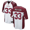 Mens Arizona Cardinals Retired Player #33 Ollie Matson Nike White Vapor Limited Jersey