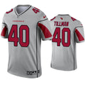 Men’s Arizona Cardinals Retired Player #40 Pat Tillman Nike Silver Inverted Legend Jersey