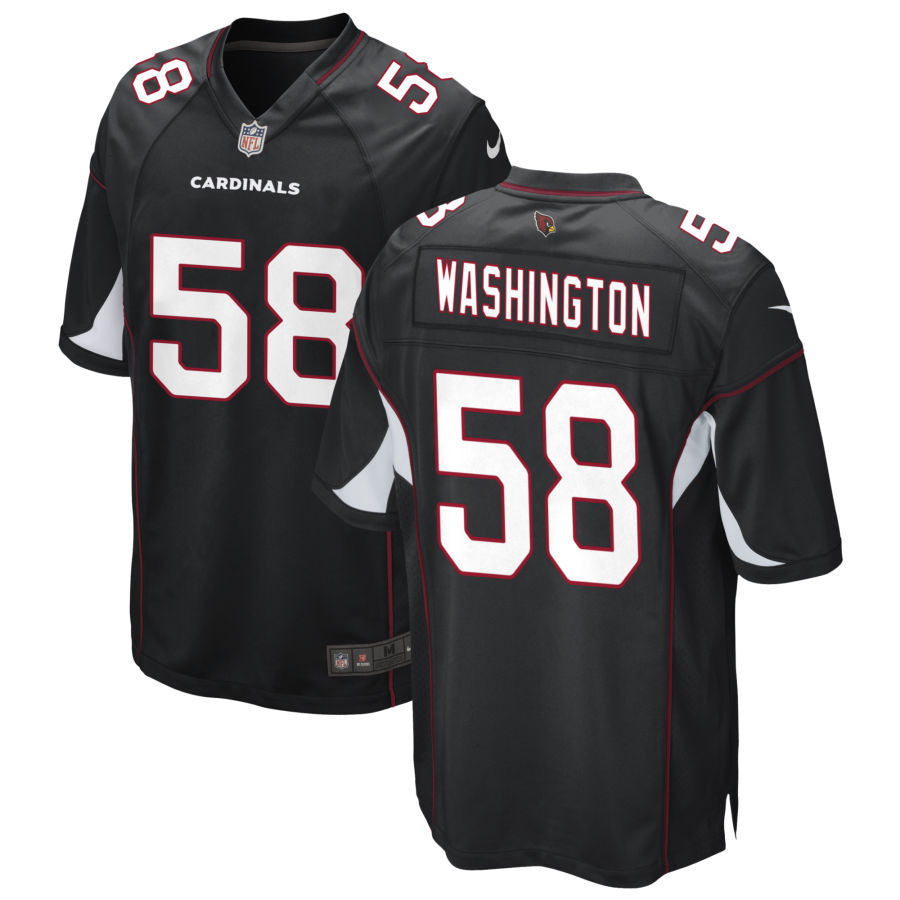 Mens Arizona Cardinals Retired Player #58 Daryl Washington Nike Black Vapor Limited Jersey