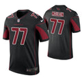 Mens Arizona Cardinals Retired Player #77 Stan Mauldin Nike Black Color Rush Legend Jersey