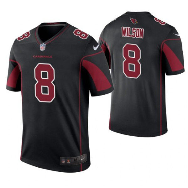 Mens Arizona Cardinals Retired Player #8 Larry Wilson Nike Black Color Rush Legend Jersey