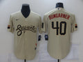 Men’s Arizona Diamondbacks Madison Bumgarner #40 Beige Baseball Jersey