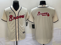 Men’s Atlanta Braves Cream Team Jersey