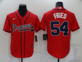 Men’s Atlanta Braves Max Fried #54 Red Jersey