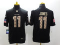 Men’s Atlanta Falcons #11 Julio Jones Black Authentic Jersey