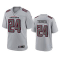 Men’s Atlanta Falcons #24 A.J. Terrell Nike Atmosphere Fashion Game Jersey – Gray