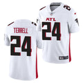 Men’s Atlanta Falcons #24 A.J. Terrell Nike White Vapor Football Jersey