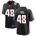 Men’s Atlanta Falcons #48 Bralen Trice Nike Black Vapor Limited Jersey (4)