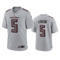 Men’s Atlanta Falcons #5 Drake London Nike Atmosphere Fashion Game Jersey – Gray