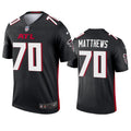 Men’s Atlanta Falcons #70 Jake Matthews Nike Black Vapor Limited Jersey