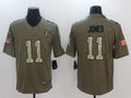Men’s Atlanta Falcons Julio Jones #11 Brown Jersey