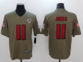 Men’s Atlanta Falcons Julio Jones #11 Brown Jersey