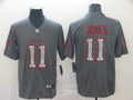 Men’s Atlanta Falcons Julio Jones #11 Gray Jersey