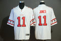Men’s Atlanta Falcons Julio Jones #11 White Authentic Jersey