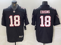 Men’s Atlanta Falcons Kirk Cousins #18 Black Jersey