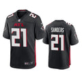 Men’s Atlanta Falcons Retired Player #21 Deion Sanders Nike Black Vapor Limited Jersey