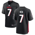 Men’s Atlanta Falcons Retired Player #7 Michael Vick Nike Black Vapor Limited Jersey