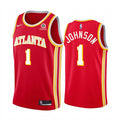 Mens Atlanta Hawks #1 Jalen Johnson Nike Red Icon Edition Swingman Jersey