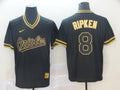 Men’s Baltimore Orioles Cal Ripken Jr. #8 Black Authentic Jersey