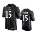 Men’s Baltimore Ravens #15 DeSean Jackson Nike Black Alternate Vapor Limited Player Jersey