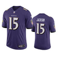 Men’s Baltimore Ravens #15 DeSean Jackson Nike Purple Vapor Limited Player Jersey