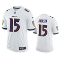 Men’s Baltimore Ravens #15 DeSean Jackson Nike White Vapor Limited Player Jersey