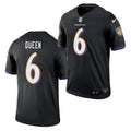 Men’s Baltimore Ravens #6 Patrick Queen Nike Black Vapor Untouchable Limited Jersey