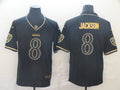 Men’s Baltimore Ravens #8 Lamar Jackson Black Jersey