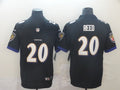 Men’s Baltimore Ravens Ed Reed #20 Black Jersey