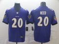 Men’s Baltimore Ravens Ed Reed #20 Purple Jersey