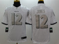 Men’s Baltimore Ravens Jacoby Jones #12 White Jersey