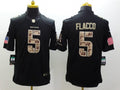 Men’s Baltimore Ravens Joe Flacco #5 Black Jersey